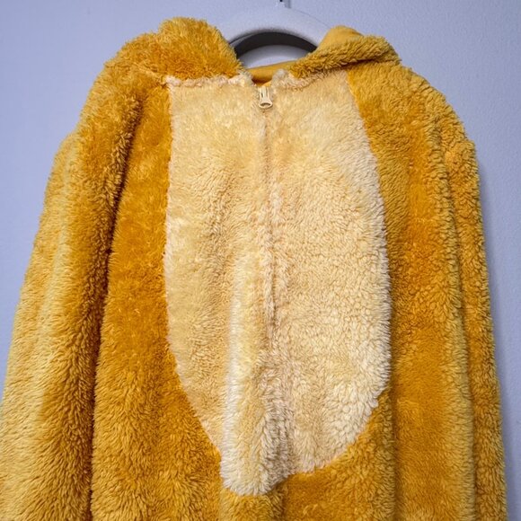 DISNEY STORE Simba Costume Pajamas Kids 5-6 The Lion King Cozy Onesie Halloween - Picture 5 of 10